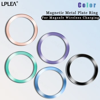 Для Magsafe Магнитное Металлическое Кольцо Для iPhone 11 12 13 Pro XS Max Mini X XR 8 Plus Магнитная Адсорбция Samsung Huawei Железный Лист
