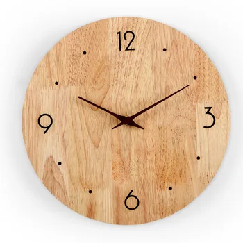 Большие настенные часы из массива дерева, Скандинавские Бесшумные Настенные часы, Современный дизайн, Креативные 3D-часы Большого размера, украшение дома, подарок для гостиной