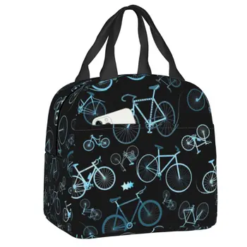 MTB Велосипед Изолированная сумка для ланча для женщин Водонепроницаемый Байкер Велосипедист Кулер Термосумка для ланча Офисная Работа Школа