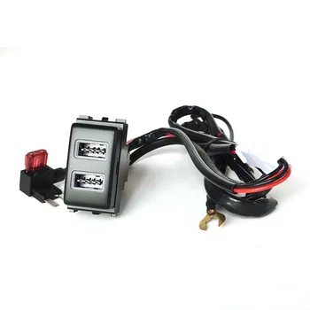 Для Nissan SYLPHY TEANA PATROL Y62 Переоборудованный автомобиль Автомобильное зарядное устройство QC3.0 Двойная зарядка USB Интерфейсная розетка