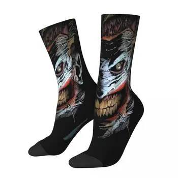 Джокер (9) Цветные контрастные носки Компрессионные носки Humor Funny R361 Чулок