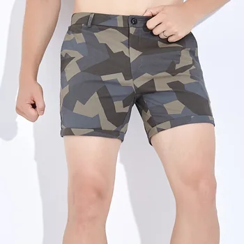 Летние камуфляжные шорты Мужские Американские военные Зеленые камуфляжные шорты для бега Большого размера Повседневная Пляжная одежда Пляжные шорты Бриджи 4xl