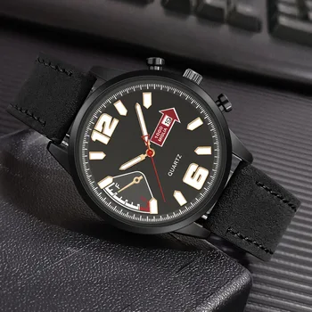 Ультратонкие мужские часы лидирующий бренд Бизнес Кварцевые часы для мужчин Календарь Мужские наручные часы reloj hombre relogios masculino