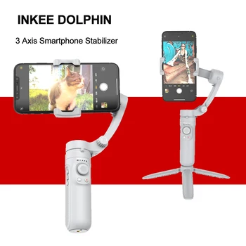 INKEE Dolphin 3-осевой портативный для iphone Huawei Samsung Xiaomi Android Phone Смартфон, стабилизатор с защитой от встряхивания, Bluetooth