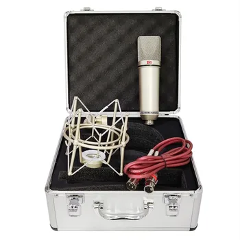 Конденсаторный микрофон U87 Профессиональный студийный микрофон с большой диафрагмой для компьютерной записи вокала компьютерных игр для подкастов Tiktok DJ