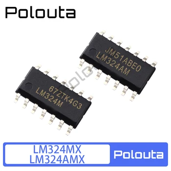 5шт LM324MX LM324AMX LM324 SOP14 микросхема четырехпозиционного операционного усилителя Polouta