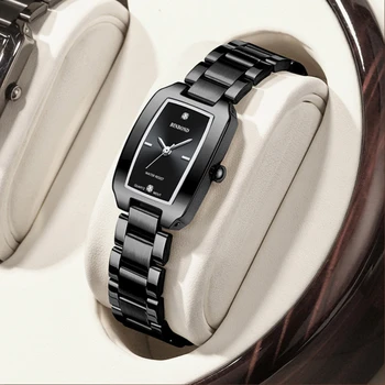 Высококачественные женские наручные часы, часы-браслет, модные женские часы, нержавеющая сталь, горный хрусталь, кварцевые наручные часы Reloj De Mujer