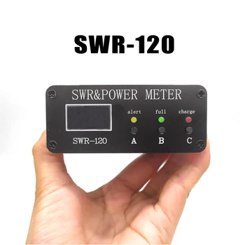 SWR-120 1,8 МГц-50 МГц SWR120 0,5 Вт-120 Вт Коротковолновый КСВ и Измеритель мощности в Ваттах С переключаемым Английским Меню Интерфейса зарядки Type-C