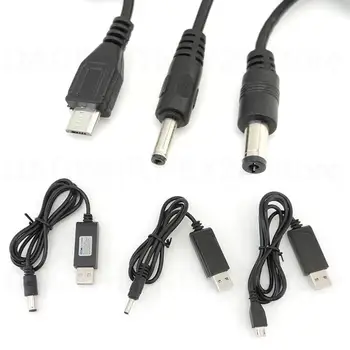 Разъем USB A от 5 В до 4,2 В постоянного тока 5,5x2,1 мм 3,5x1,35 мм mirco USB Charge Line Конвертер Мощность Зарядный Кабель 18650 Литиевая Батарея U26