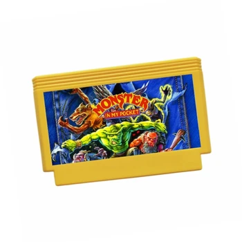 Игровой картридж Monster in My Pocket для игровой приставки FC на 60 контактов, видеокарта для видеоигр