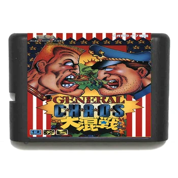 General Chaos для 16-битной игровой карты Sega MD для Mega Drive для игровой консоли Genesis PAL, США, Япония