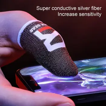 2021 Новый игровой мобильный телефон, защищающий от пота чехол для пальцев, перчатки для игры с нескользящим сенсорным экраном, рукава для большого пальца