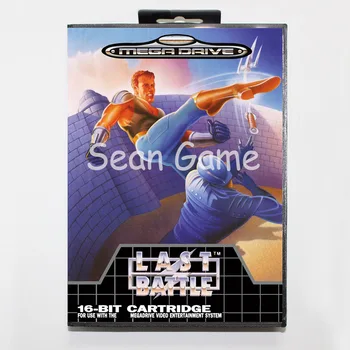 16-битная игровая карта Elevata Prestazione MD для Mega Drive Last Battle, чехол с розничной коробкой