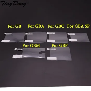 TingDong 2 шт./ЛОТ Протектор ЖК-экрана Защитная пленка для Gameboy Color для GBA GBA SP GBC GB GBP для консоли GBM