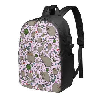 Школьный рюкзак большой емкости для вечеринок Quokka, модный водонепроницаемый регулируемый спортивный рюкзак для путешествий