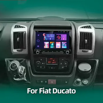 Автомобильный 8-дюймовый мультимедийный плеер Android 11 для Fiat Ducato 2009-2015 Радио GPS Стерео Navi WIFI DSP Carplay AUTO Без DVD