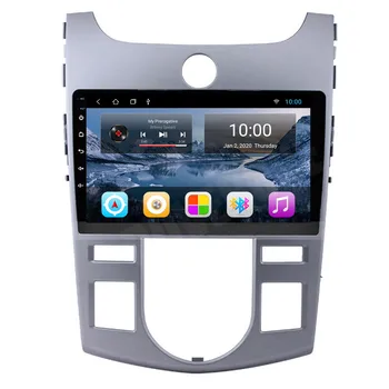 Автомобильное радио RoverOne GPS для Kia Forte Cerato Naza Android 12 Четырехъядерный сенсорный мультимедийный плеер Стерео головное устройство Bluetooth