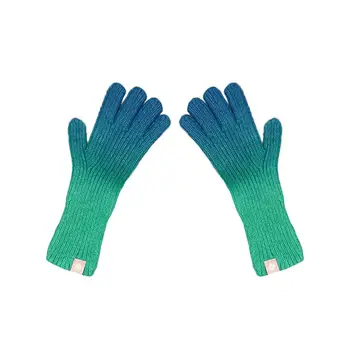 1 Пара Стильных мужских Женских Холодостойких перчаток, Вязаные перчатки, Забавные, сохраняющие тепло
