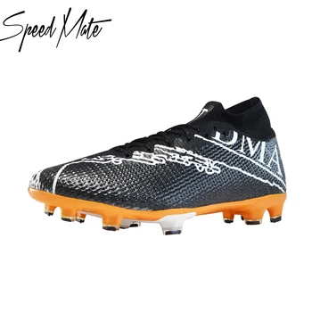 Футбольная обувь Speedmate Fg Для взрослых, классическая футбольная обувь, Водонепроницаемая мягкая дышащая футбольная обувь