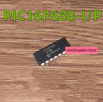 PIC16F688-Контроллер микрочипов I/P с прямым подключением DIP-14, новая подлинная гарантия PIC16F688