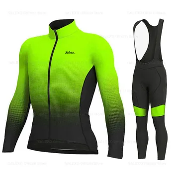 2023 Весенняя Велосипедная одежда Мужская Велосипедная майка с длинным рукавом Комплект велосипедной одежды MTB Осенняя велосипедная одежда для триатлона на горных велосипедах