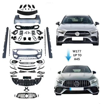2019-2023y обновление W177 до новых автомобильных обвесов A45 auto body part system для Mercedes Benz accessories A class
