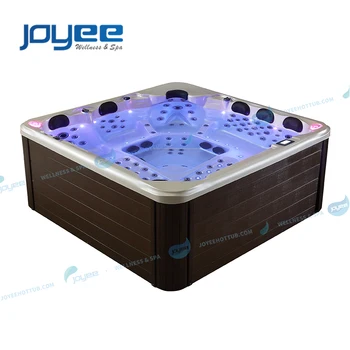 Трендовые продукты JOYEE 2023 Новые поступления Гидромассажная ванна синего цвета с функцией массажа Гидромассажная ванна на открытом воздухе