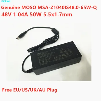 Подлинный MOSO MSA-Z1040IS48.0-65W-Q 48V 1.04A Импульсный Адаптер Питания Мощностью 50 Вт Для Видеомагнитофона Hikvision POE Зарядное Устройство