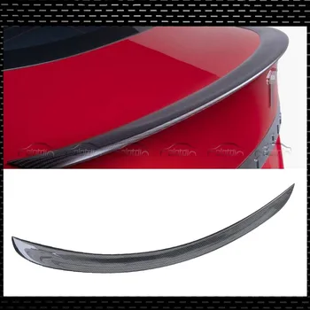 Крылья из углеродного волокна OLOTDI, спойлер, задняя кромка багажника, подходит для Tesla MODEL S 2019-2020