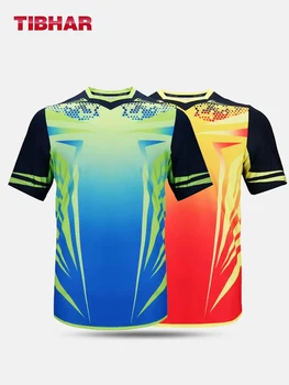 Tibhar 20202 Мужская Женская футболка для настольного тенниса, Рубашки с коротким рукавом, Одежда, спортивная одежда, футболка для пинг-понга