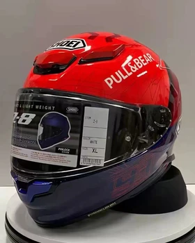 Полнолицевый Мотоциклетный шлем SHOEI Z8 Marquez 6 RF-1400 Шлем Для верховой езды, Мотокросса, Мотобайкового шлема