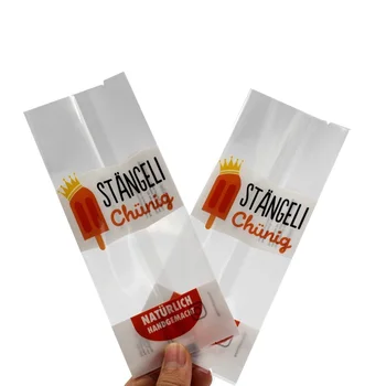 Пользовательские ссылки MOQ 50000PCS Изготовленный На Заказ ЛОГОТИП Замороженный Биоразлагаемый Пластиковый Пакет Popsicle Ice Cream Packaging Bag Сингапур