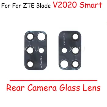 2 Шт. Для ZTE Blade 20 V2020 A31 A51 A71 Plus Smart Vita Задняя Крышка Объектива Камеры Заднего Вида Стеклянная Крышка С Клейкой Наклейкой Запчасти Для Ремонта