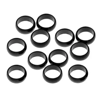 Комплект из 12 алюминиевых уплотнительных колец премиум-класса, аксессуары, кольца черного цвета