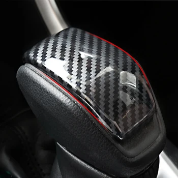 ABS Карбоновое волокно Крышка рычага переключения передач для Toyota RAV4 2020 Автомобильные аксессуары