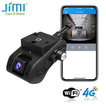JIMI 4G Автомобильная Видеорегистратор JC400P UBI GPS Wifi DVR С 2 Потоковыми Видеозаписями Облачное хранилище Отключение Топлива Приложением 1080P Tracker Cam