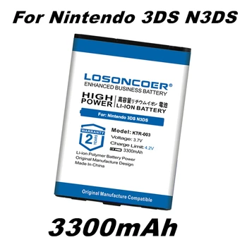 KTR-003 CTR-003 Аккумулятор емкостью 2300-3300 мАч для новой Nintendo 3DS N3DS Для Nintendo 2DS 3DS N3DS 3DS LL/XL 3DSLL НОВЫЙ 3DSLL НОВЫЙ 3DSXL
