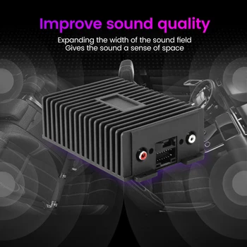 2022 High Sound Android DSP Усилитель Box Автомобильный Стереозвук для Всех Android Автомагнитол Обновление Звука Сабвуфера Максимальной Мощности 4x47 Вт