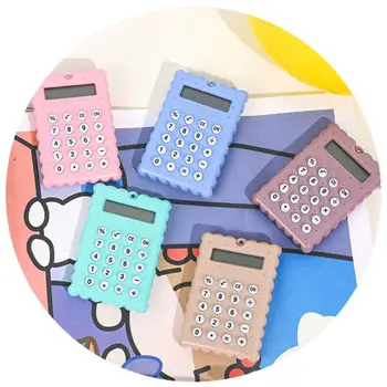 Маленький карманный калькулятор Прочный Удобный сенсорный карманный калькулятор Четкий номер Мини Карманный калькулятор