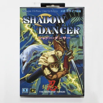 Новое поступление игровой карты Shadow Dancer 16bit MD для Sega Mega Drive/ Genesis с розничной коробкой
