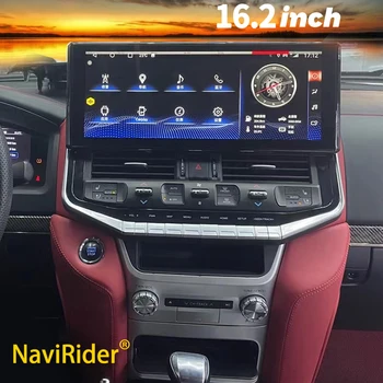 16,2-дюймовый Автомобильный Мультимедийный Gps-Радио Android 2din Видеоплеер Для Toyota Land Cruiser 08-21 LC200 upgrade 22 LC300 Screen Carplay