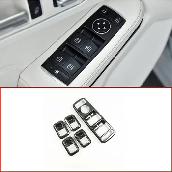Кнопка подъема стекол автомобиля, декоративная рамка, наклейки, подходящие для Mercedes Benz A C B E CLA GLK ML GL GLA Class