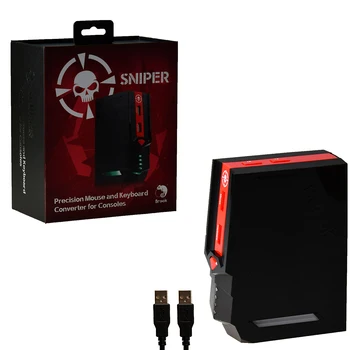 Конвертер Brook Sniper с высокоточным Адаптером Мыши и клавиатуры для ПК для PS4 для PS3 для Xbox One / 360 для Nintend Switch