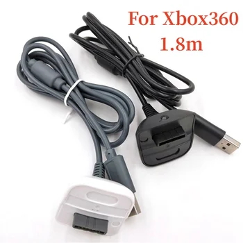 USB-кабель длиной 1,8 м для зарядки беспроводного контроллера XBOX360, геймпада, джойстика, аксессуара для подключения с магнитным кольцом