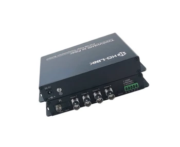 5-Мегапиксельный 4-канальный конвертер TVI AHD CVI HD видео конвертер волоконно-оптический кабель в BNC конвертер