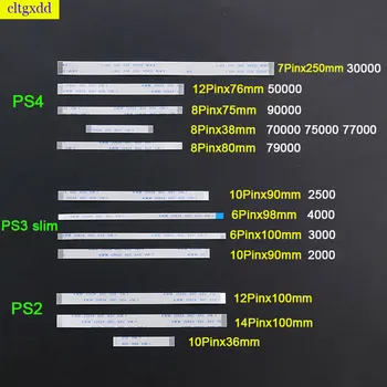 1шт Зарядная Панель Кабель Переключателя Питания для PS2 PS3 slim PS4 10pin 12-контактный 14-контактный Контроллер Сенсорной Панели Гибкий Ленточный Кабель Запчасти для Ремонта