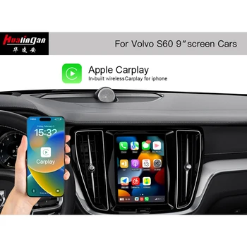 Мультимедийная коробка Hualingan 128G для Volvo XC60 XC40 XC90 S90 V60 S60 V60 Apple CarPlay Android Auto screen upgrade полноэкранный режим