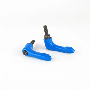 M5 M6 Прочная регулируемая ручка зажимной рычаг рычаги натяжения рычагов синего цвета