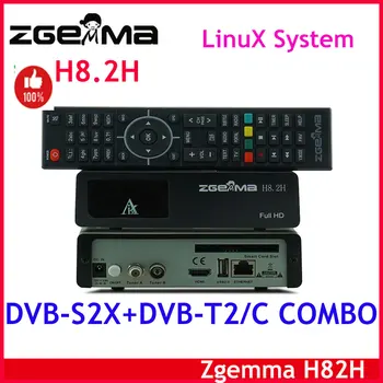 2023 ZGEMMA H8.2H Спутниковый ТВ-ресивер Linux Enigma2 Рецептор DVB-S2X + DVB-T2/C H2.65 1080P HD Цифровой Спутниковый ресивер