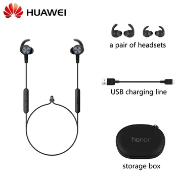 Оригинальный Huawei Honor AM61 IPX5 Водонепроницаемый xSport Bluetooth наушники BT4.1 Музыка Управление микрофоном Беспроводная гарнитура для Android IOS